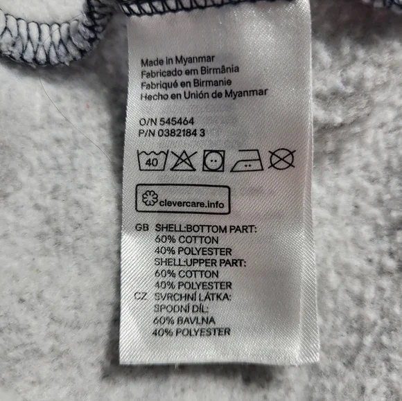 L.O.G.G. Label Of Graded Goods H&M Women's Hoodie Size L Full Zip Fleece Lined - Picture 6 of 7